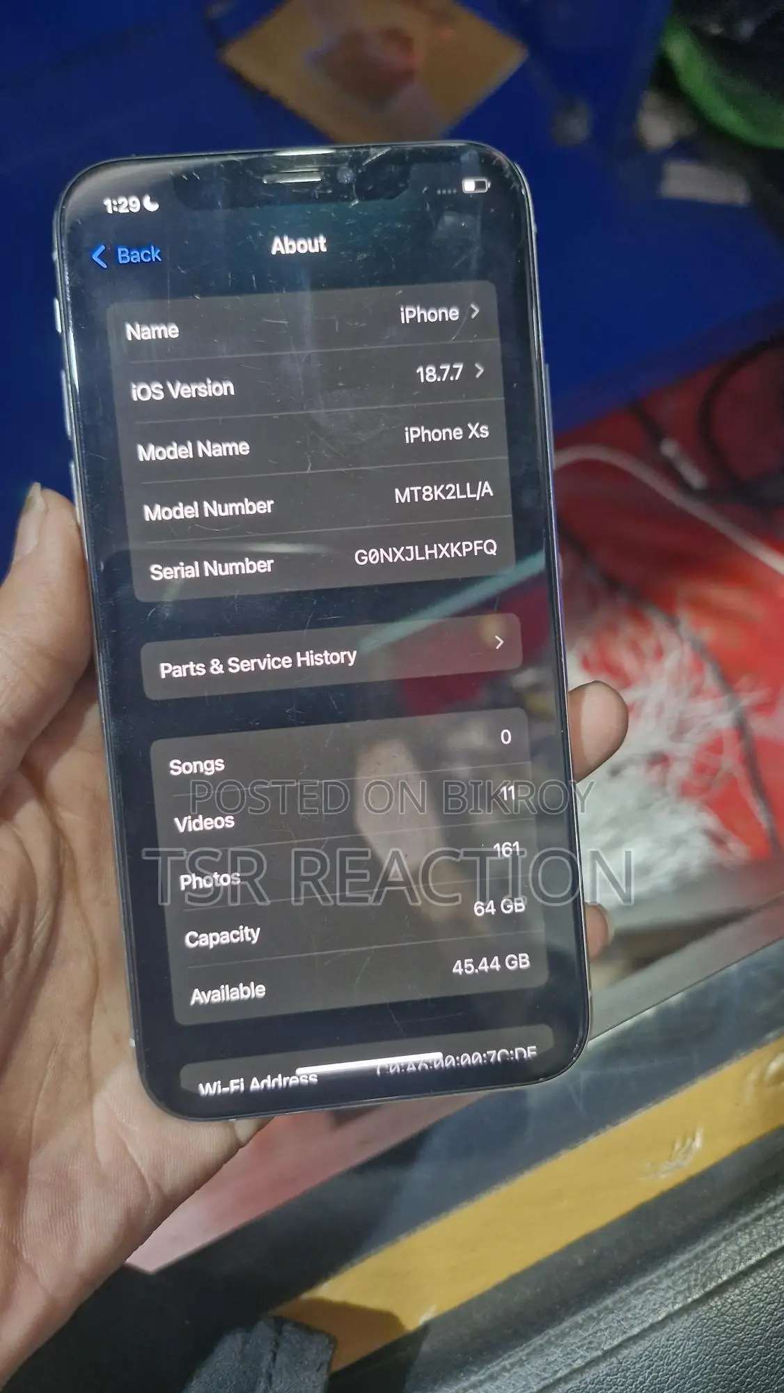 Apple iPhone XS . (Used)