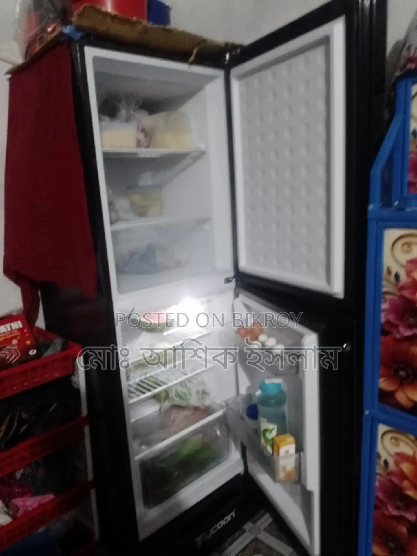 Taikon Fridge Model 302. 260 Liters Double Door, Fresh Condition, Bought One Month Ago