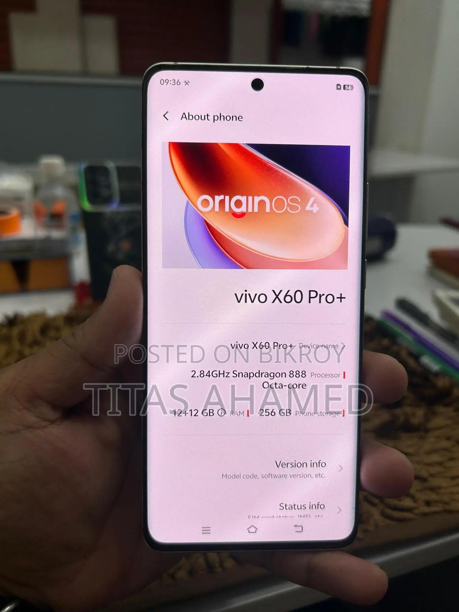 Vivo X60 Pro 256 GB Yellow