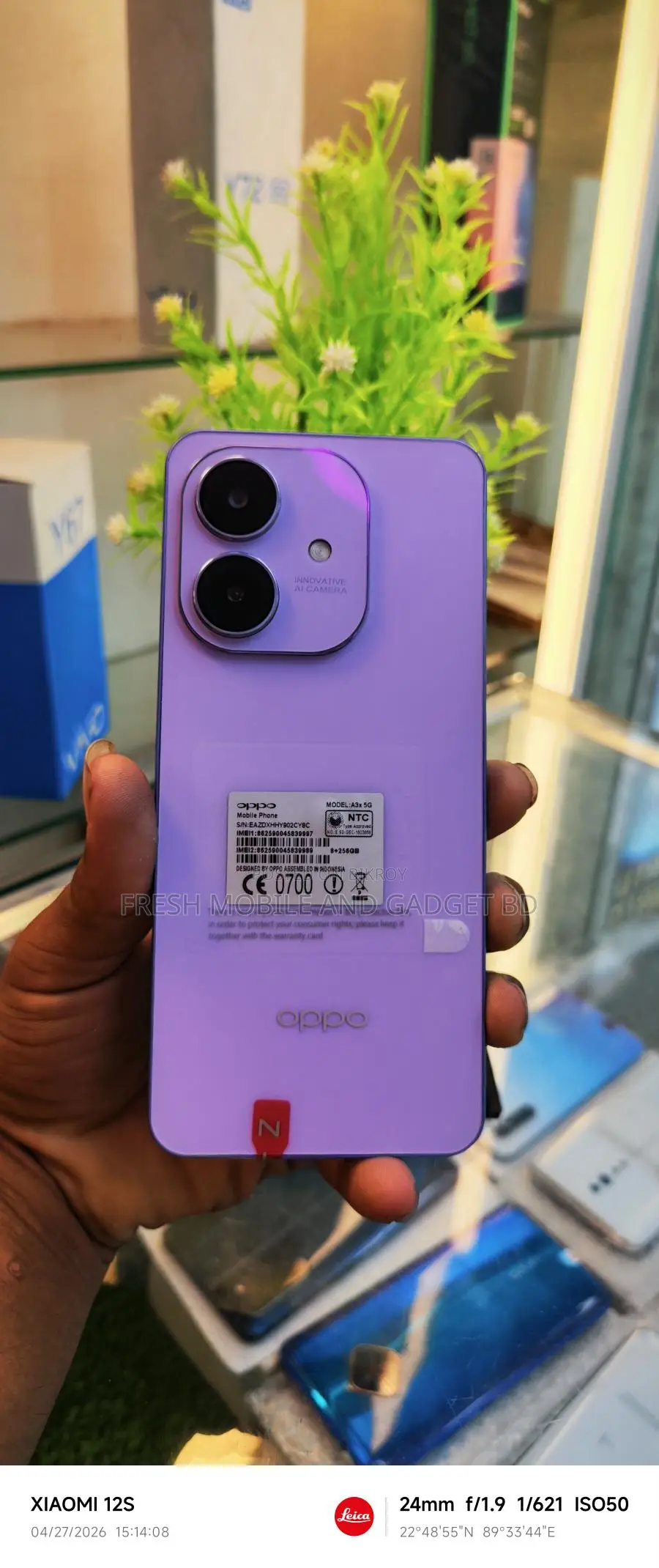 OPPO A3x 8/256 (Used)