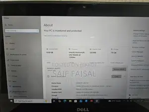 ডেল টাচ ল্যাপটপ ৮জিবি র‍্যাম সুপার স্লিম