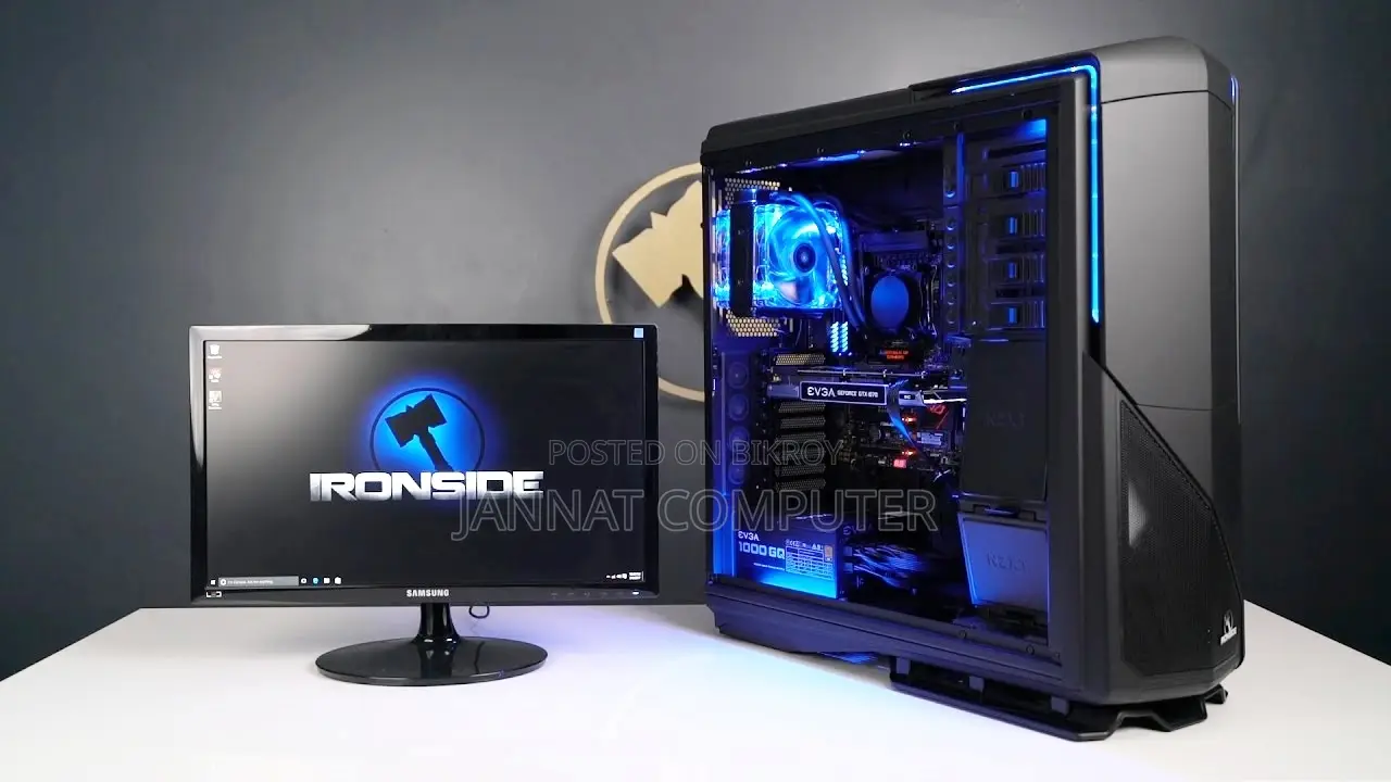 Computer Set 7th Gen Core I5+RAM 8GB+HDD2000GB+SSD 256GB+Samsung 19" LED