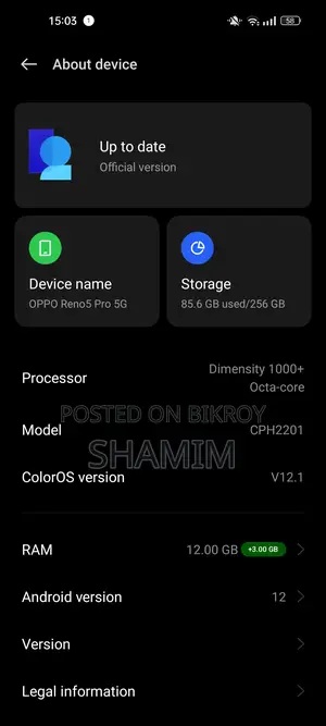 OPPO Reno 5 Pro 12/256 (Used)