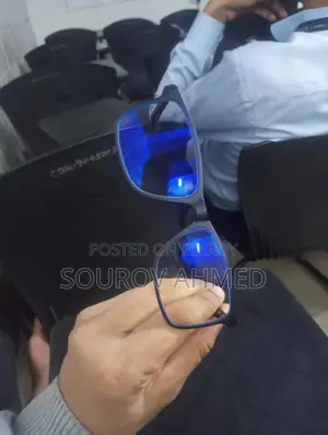 100% Blue Cut Stylish Glasses for Sale with Box and Lens Cleaner.