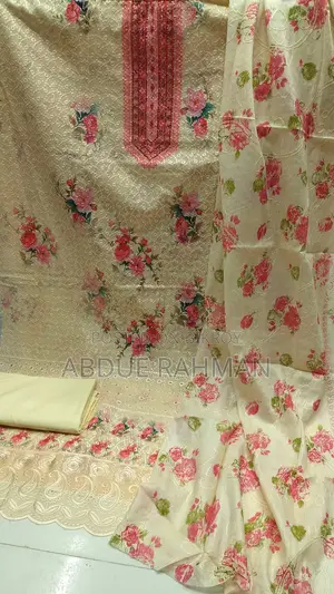 থ্রি-পিস ফুল বডি চিকেন কারি কাজ করা