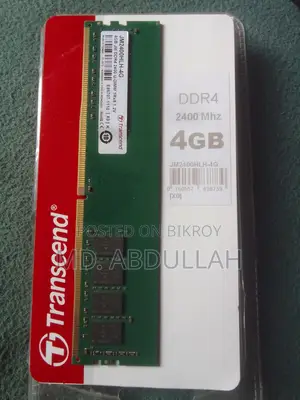 Transcend Ram Ddr4 4gb 2400mhz