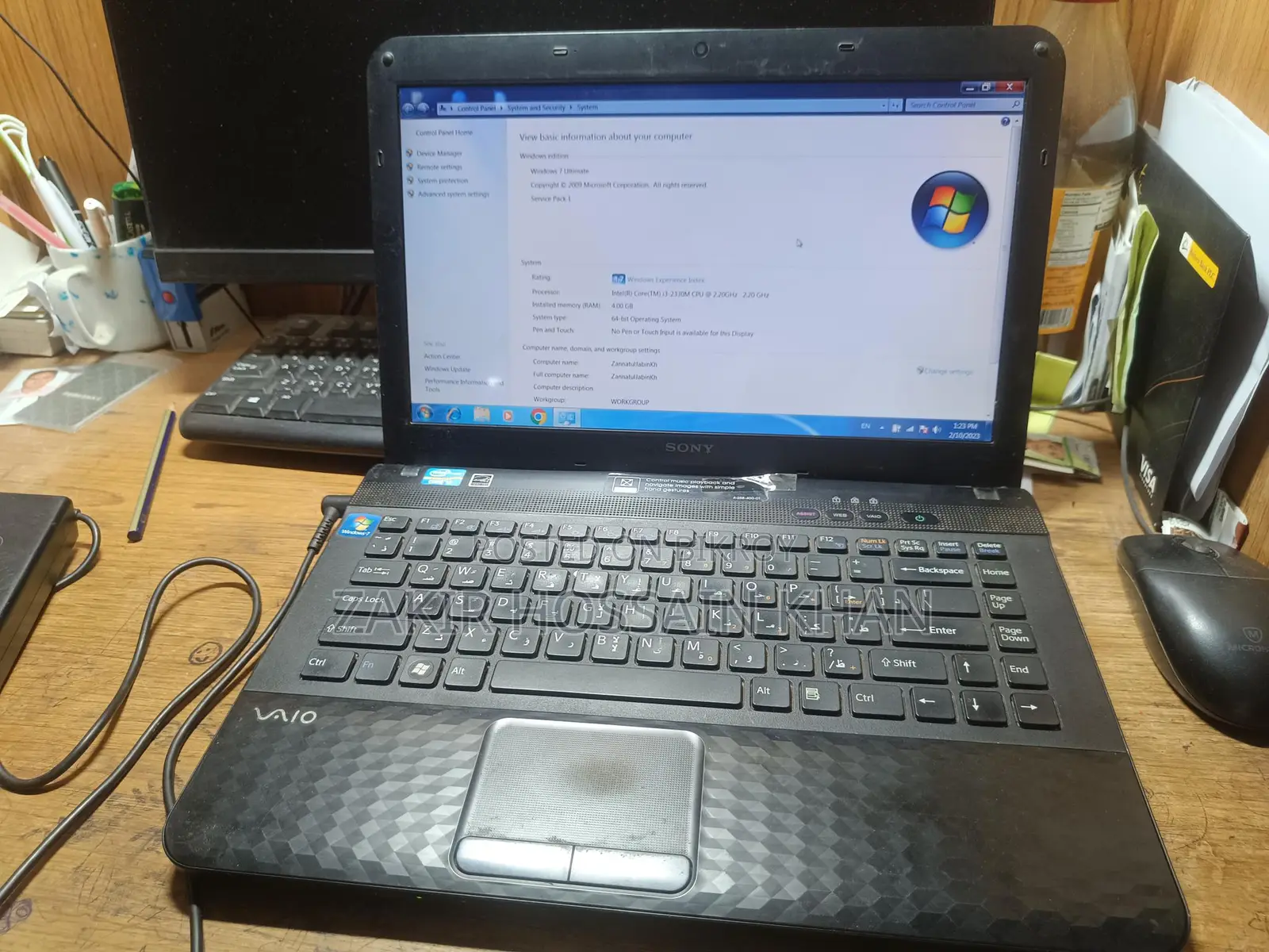 Sony Laptop Vaio Core i3, 4GB RAM