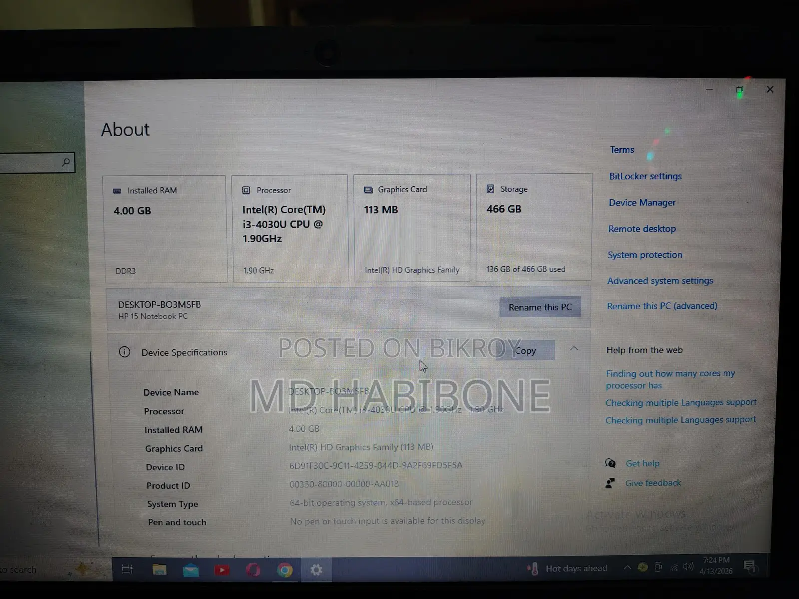 Core i3 4th Gen