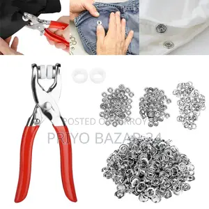 Hand Pressure Pliers for Prong Snap Button 100pcs