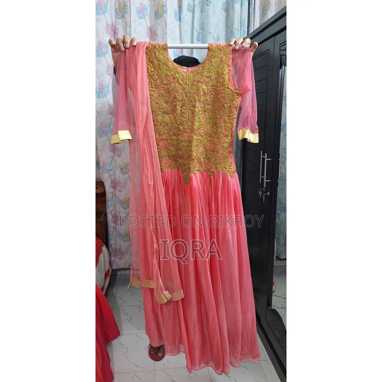 Indian Gown with Dupatta & Salwar