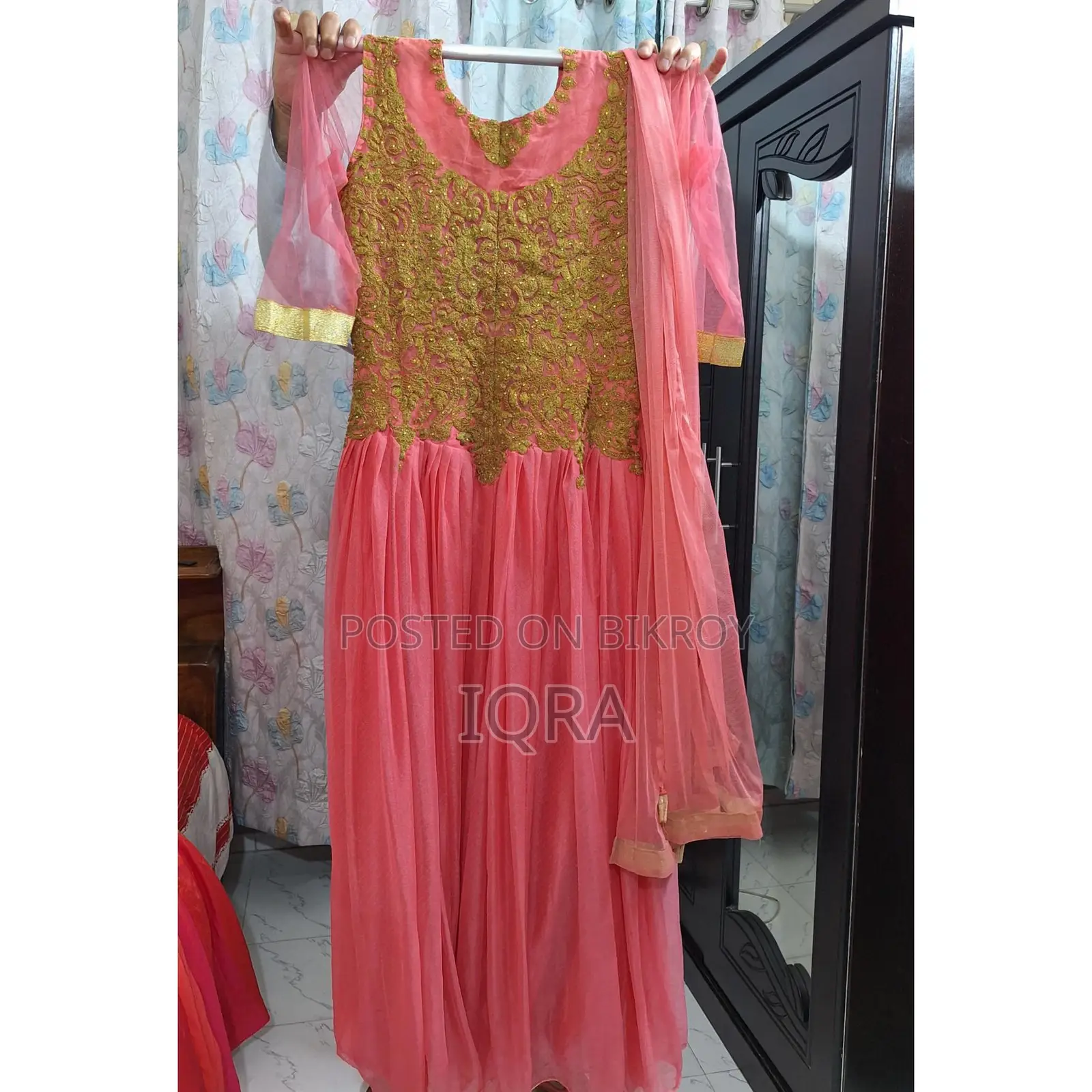 Indian Gown with Dupatta & Salwar