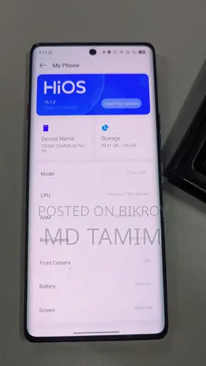 Tecno Cemon 40 Pro . (Used)