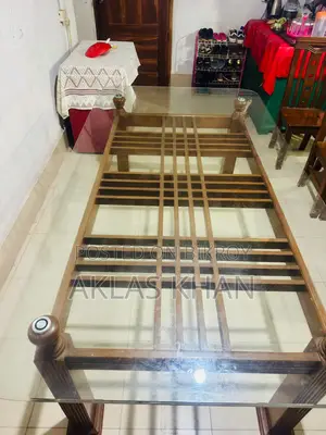 শিশুক কাঠের বিশাল ডাইনিং টেবিল ৭' X ৩.৫' ২.৫'"