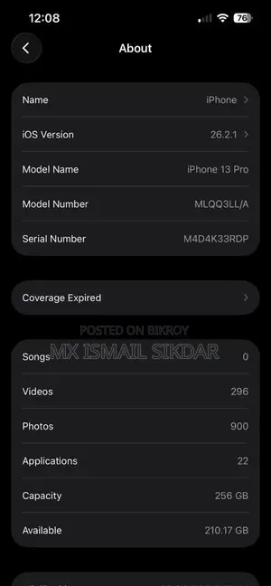 Apple iPhone 13 Pro (Used)