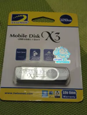 মোবাইল ডিস্ক USB 3.1 Gen1 X3 সুপার স্পিড ১২৮ জিবি