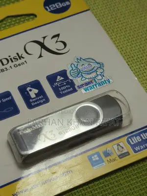 মোবাইল ডিস্ক USB 3.1 Gen1 X3 সুপার স্পিড ১২৮ জিবি