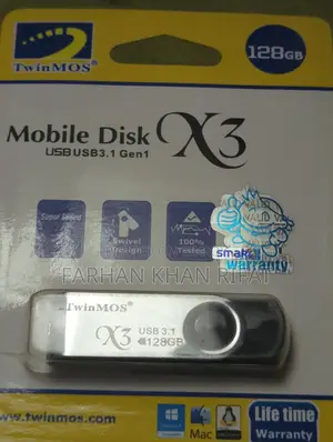 মোবাইল ডিস্ক USB 3.1 Gen1 X3 সুপার স্পিড ১২৮ জিবি