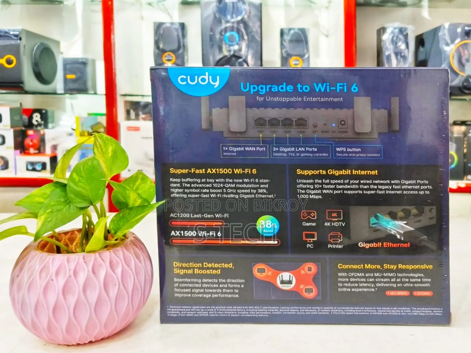 Cudy Wr1500 Ax1500 Dual Band Wifi 6 Mesh Router