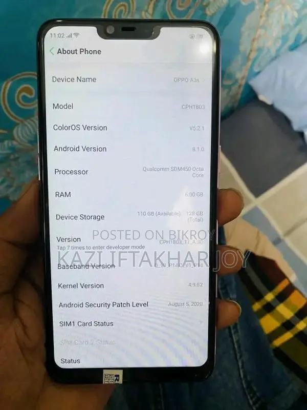 OPPO A3s 6/128 (Used)