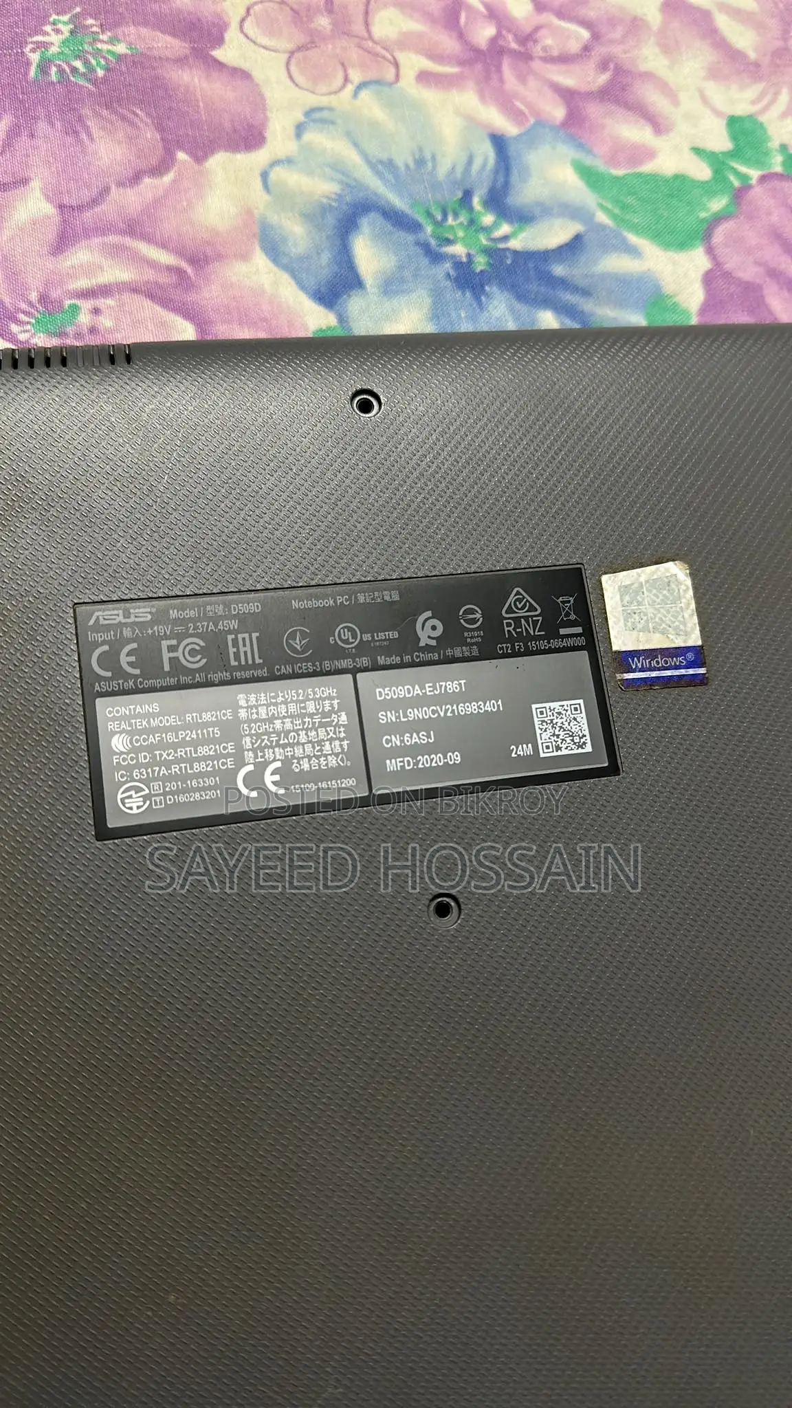 Asus laptop