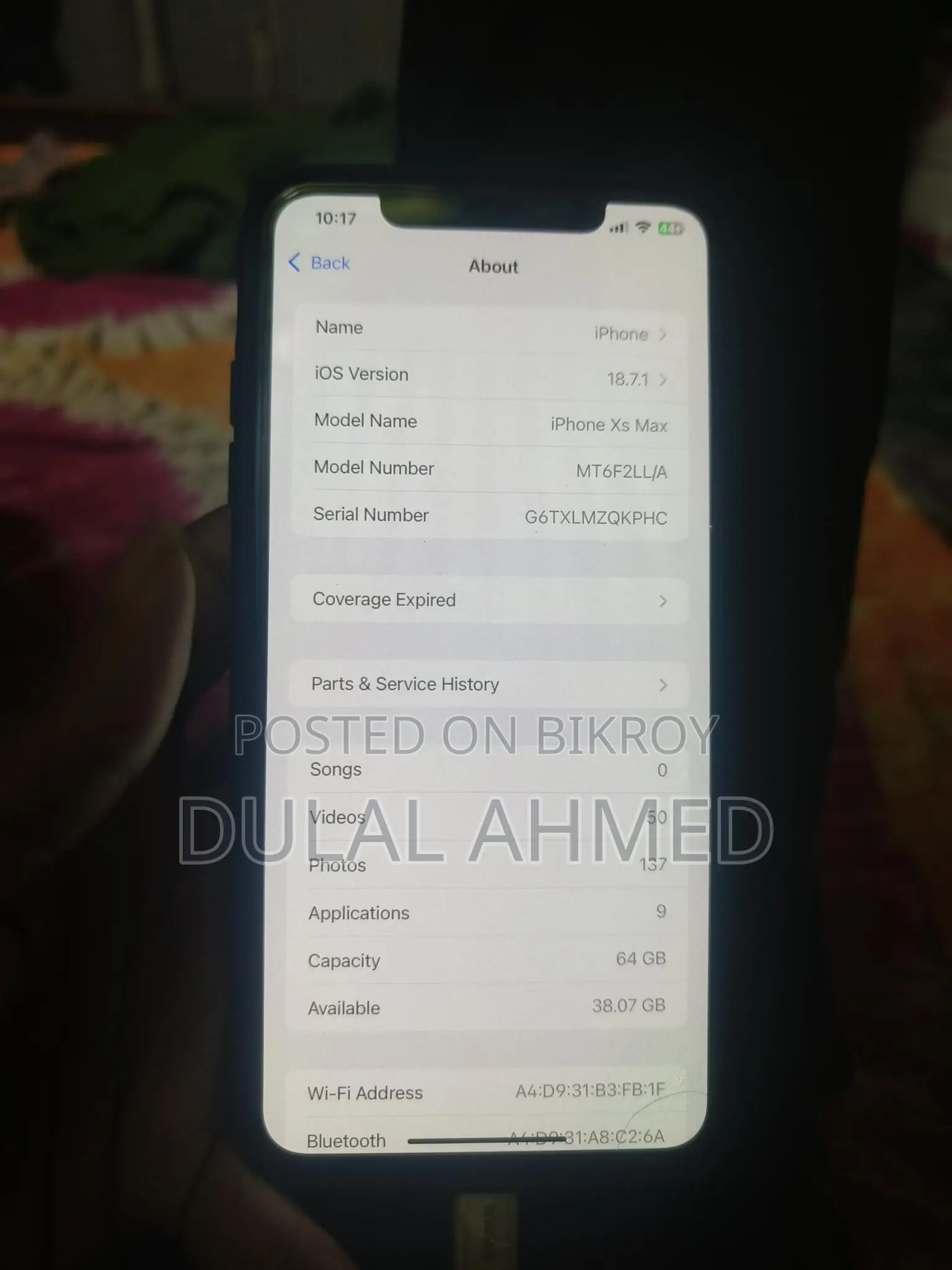 Apple iPhone XS Max (Used)