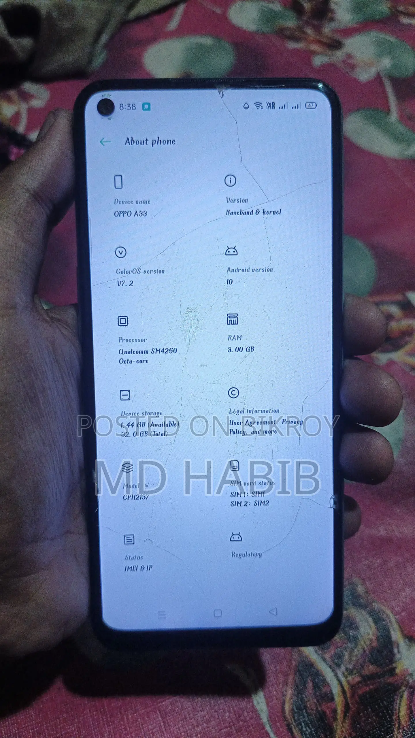 OPPO A33 (Used)