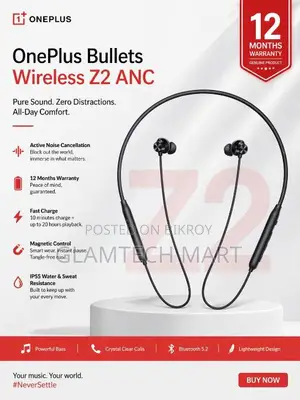 Oneplus Bullets Wireless Z2 ANC