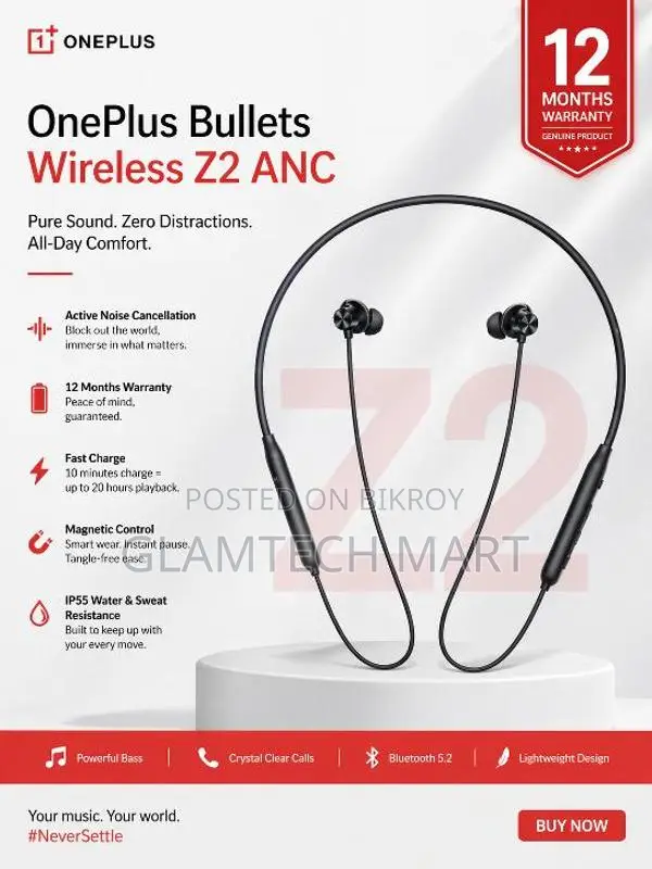 Oneplus Bullets Wireless Z2 ANC