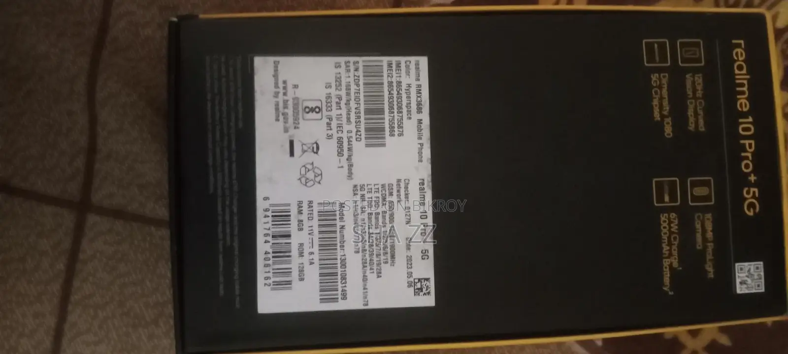 Realme 10 Pro Plus 5g (Used)