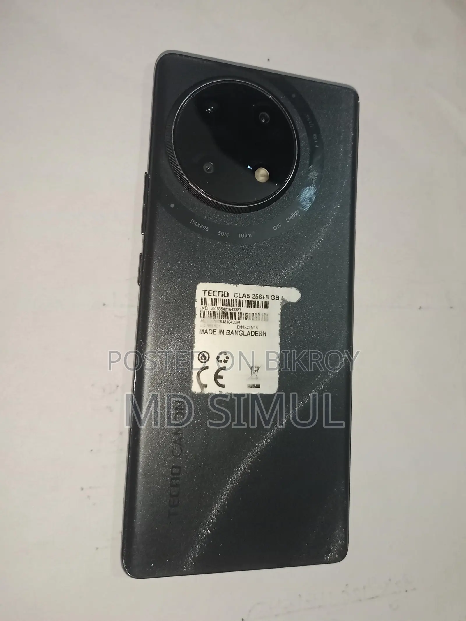 Tecno Camon 30s 8-256 (ব্যবহৃত)