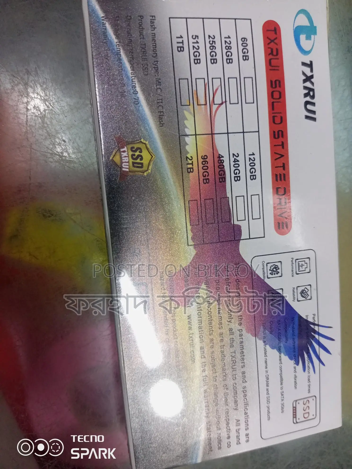 Txrui 512 gb nvme