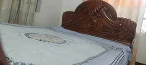 Original Mahogany Wood Bed for Sale