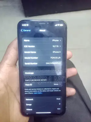 Apple iPhone X (Used)