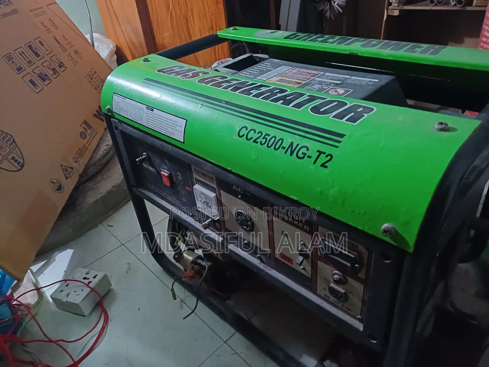 Green Power 2.5kw Gas Generator (Cc2500 Ng-T2) – Heavy Duty