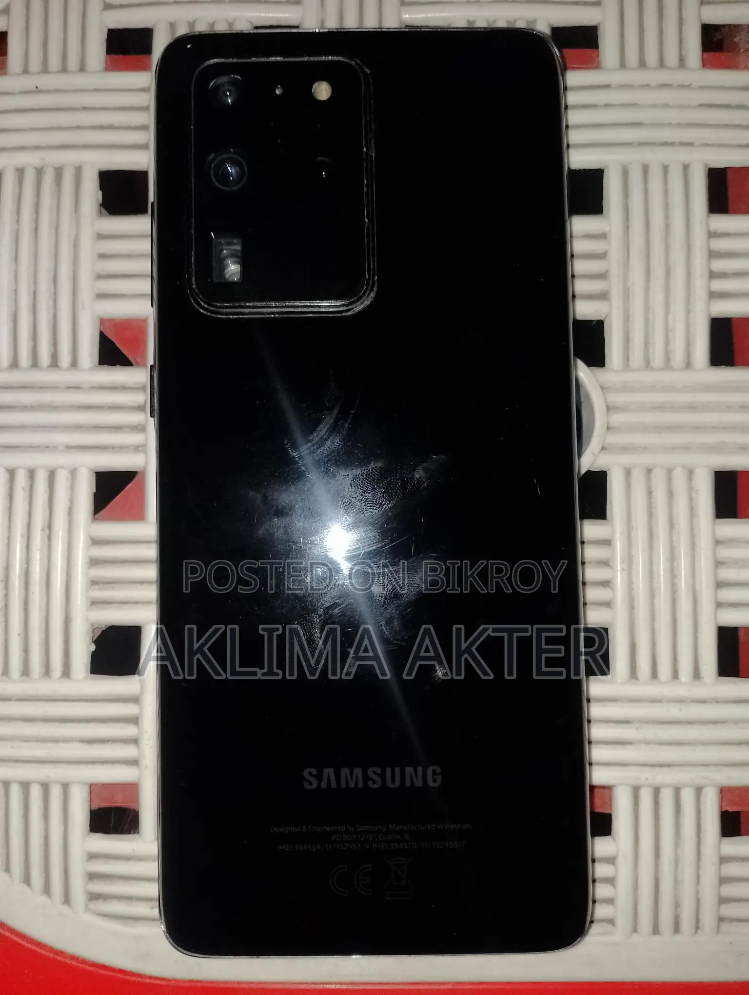 Samsung Galaxy S20 Ultra phone (Used)