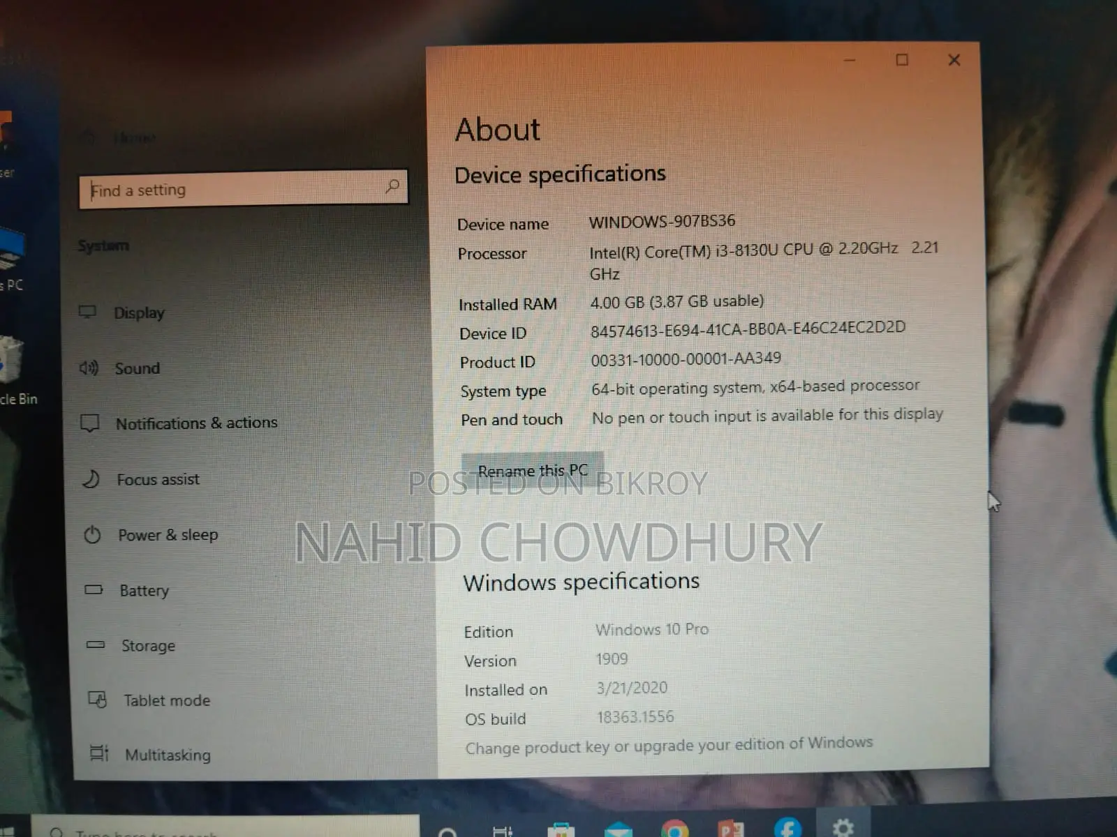 DELL laptop Core-i3