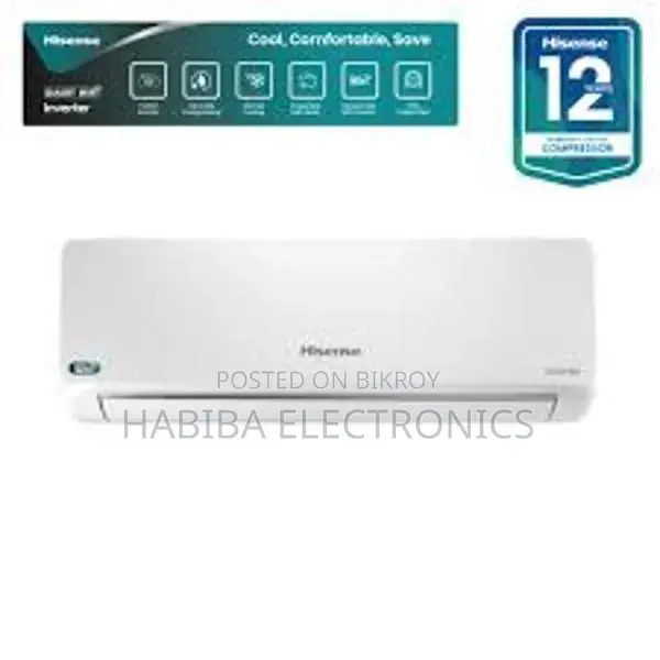 Hisense 1.5 Ton Smart Compact Inverter Air Conditioner Official Warranty