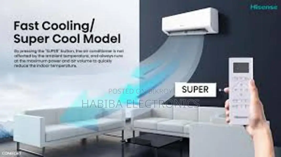 Hisense 1.5 Ton Smart Compact Inverter Air Conditioner Official Warranty