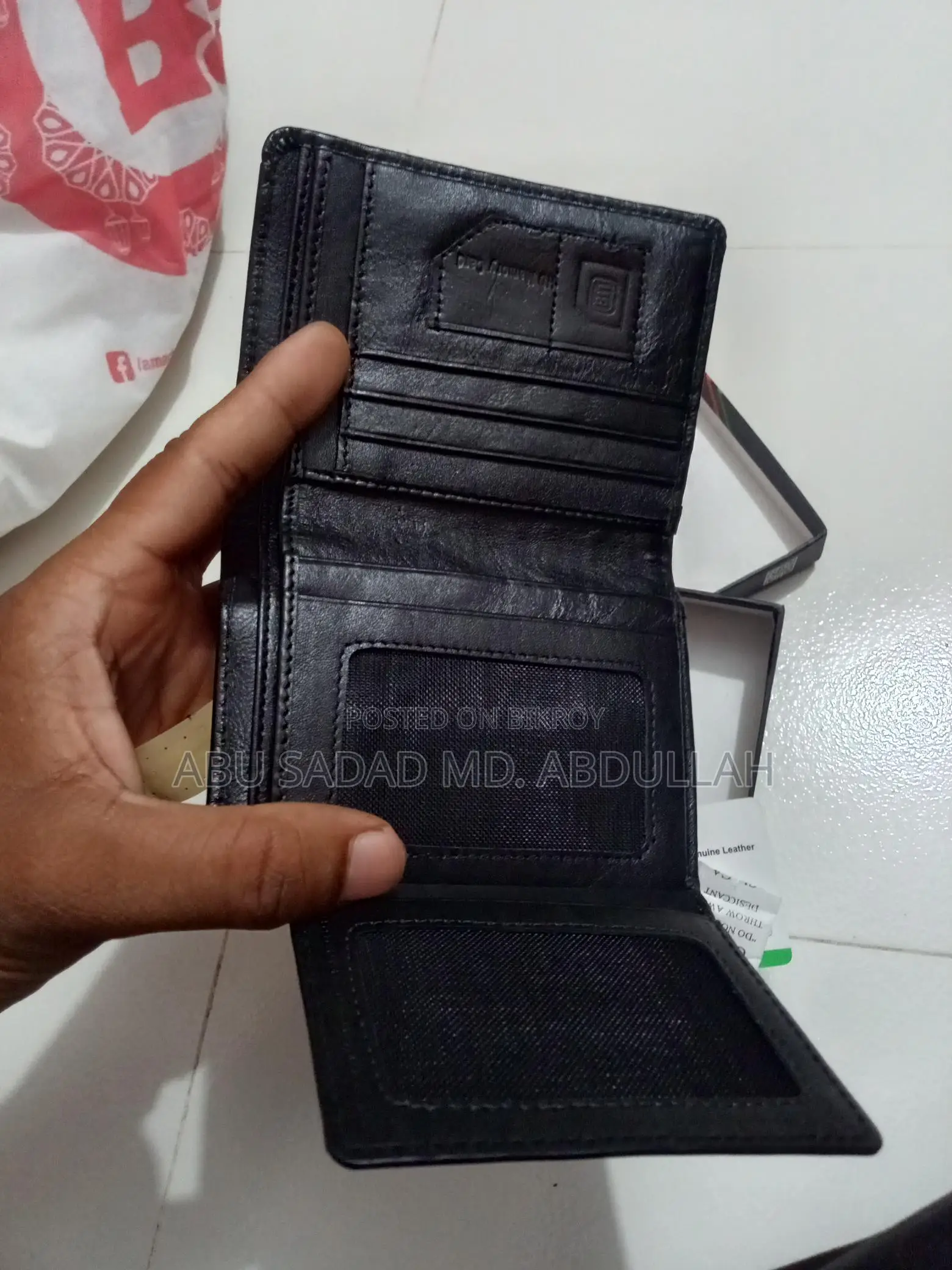 Black Premium Leather Wallet