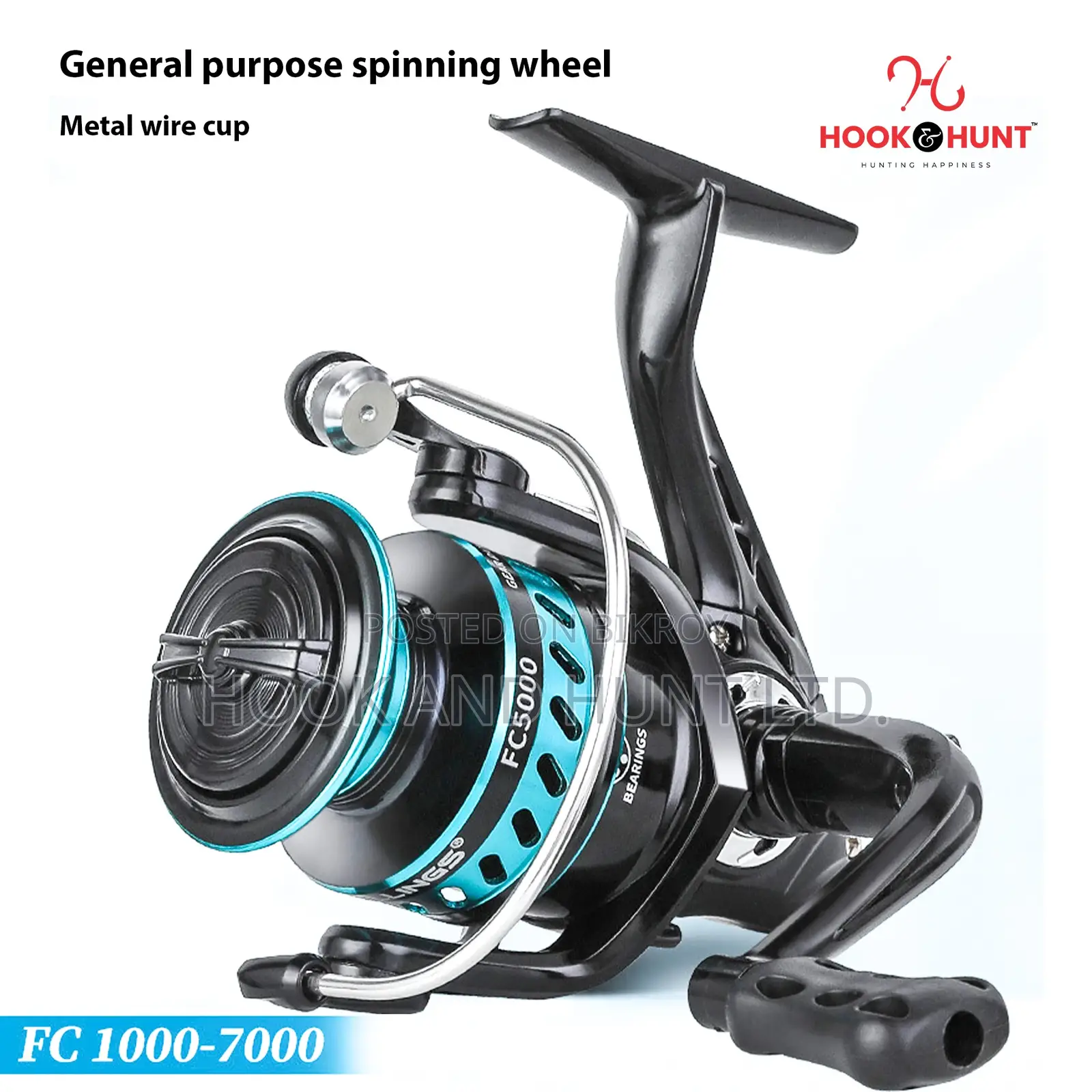 FC Spinning Fishing Reel 1000–7000