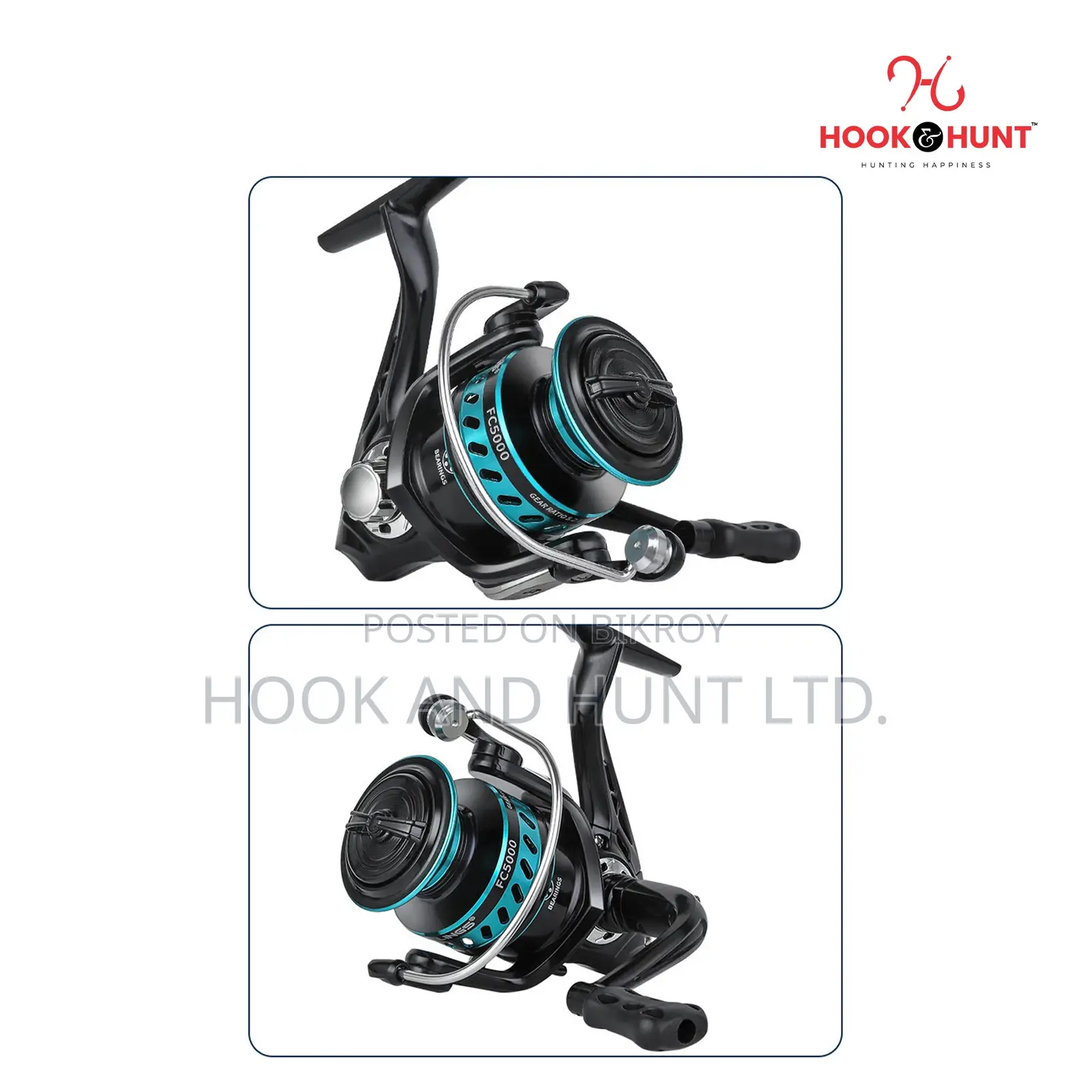 FC Spinning Fishing Reel 1000–7000