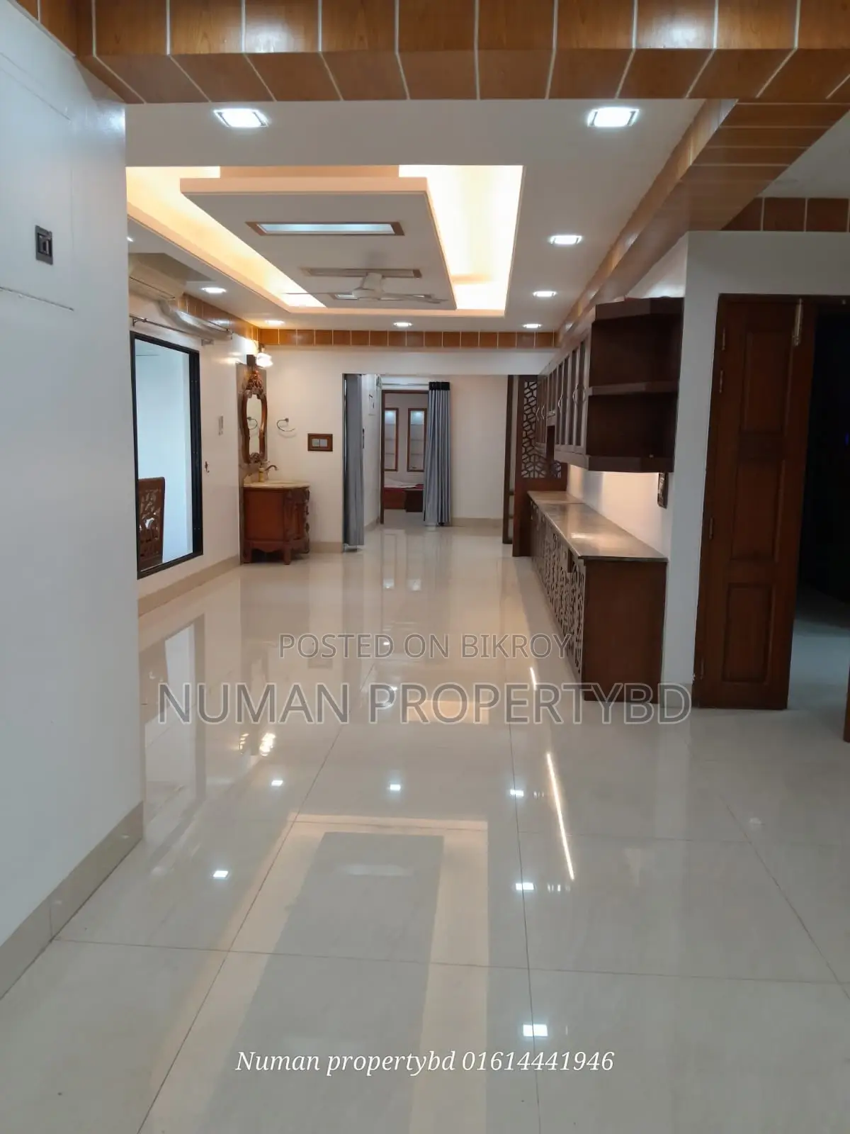 4000sq 4-bedroom Full Luxury Semi Furnished Interior Design Flat Rent