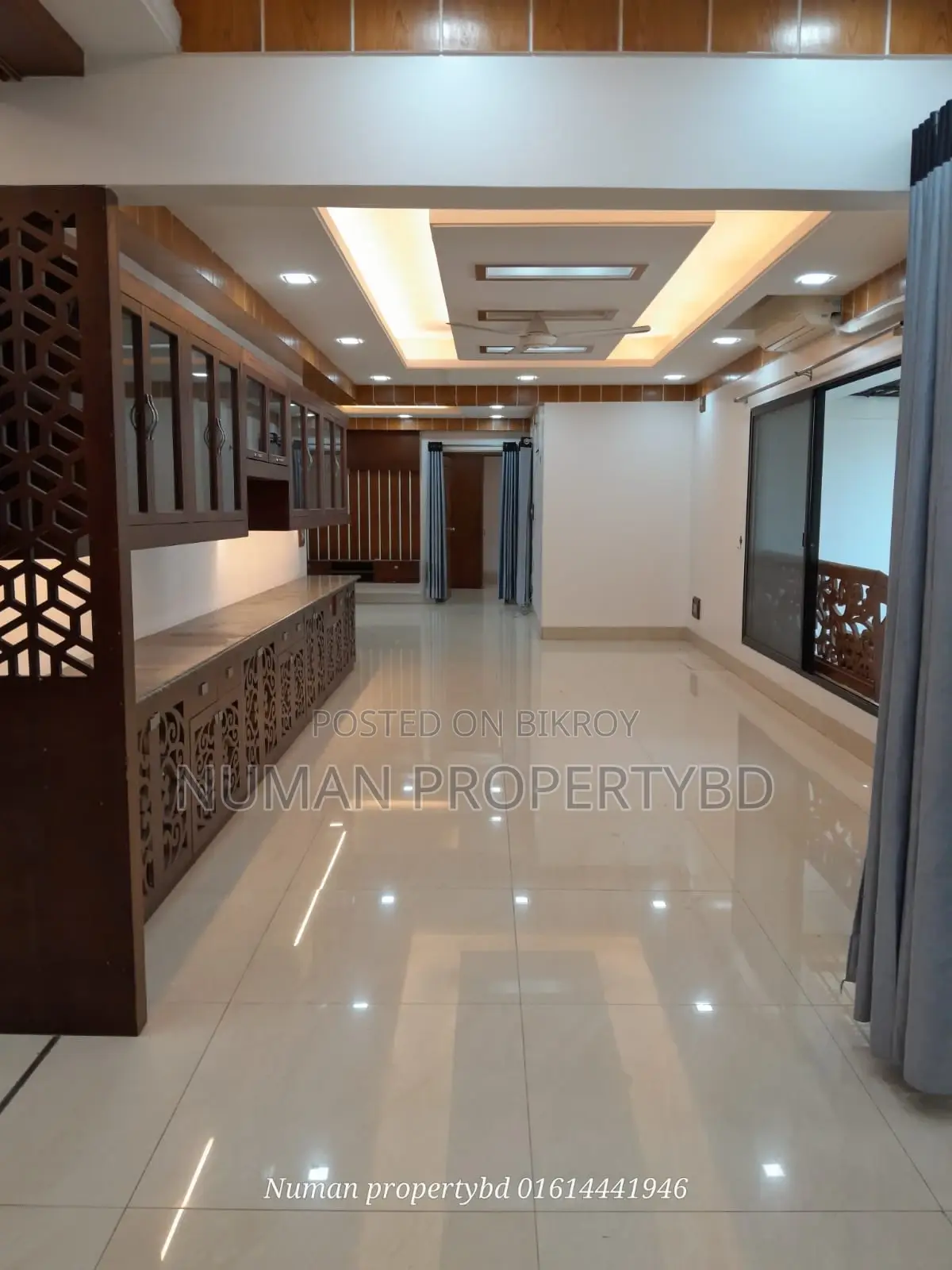 4000sq 4-bedroom Full Luxury Semi Furnished Interior Design Flat Rent
