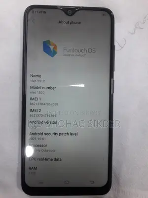 Vivo Y91c fresh condition (Used)