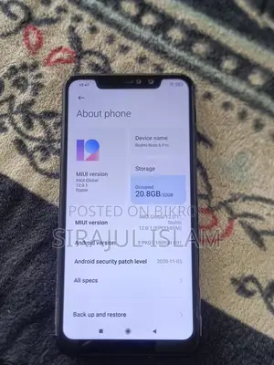 Xiaomi Redmi Note 6 Pro . (Used)
