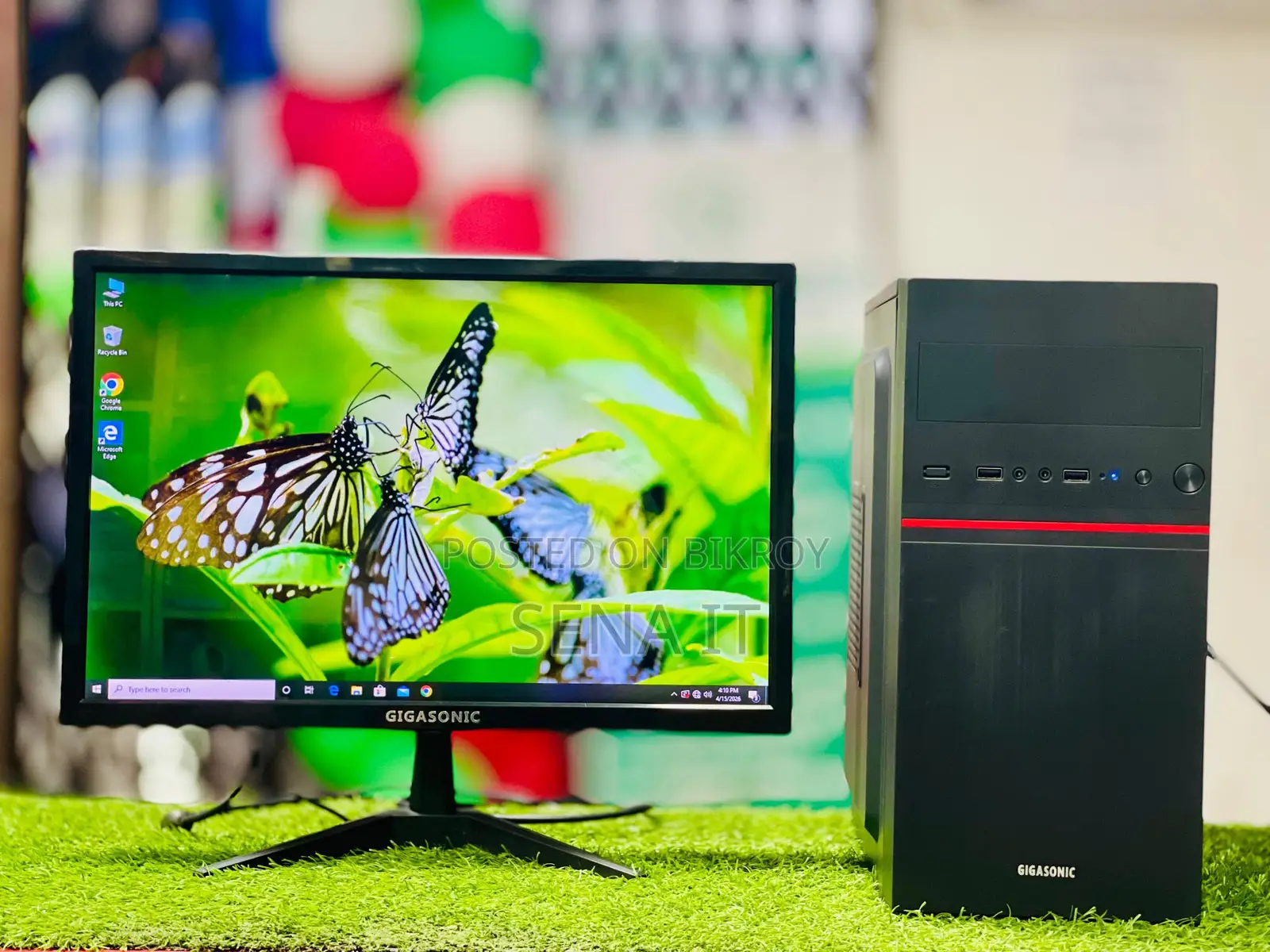 FULL SET DESKTOP CORE I5 6TH GEN 8/128GB 19" MONITOR