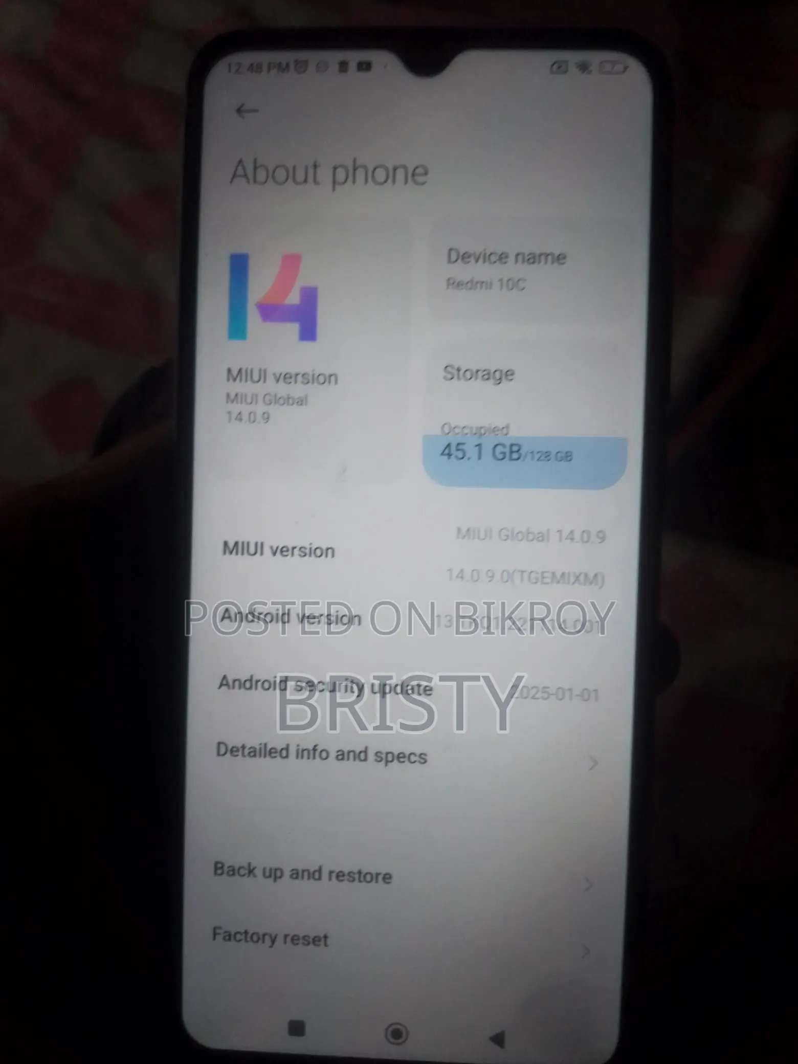 Xiaomi Redmi 10c 4+64 (Used)