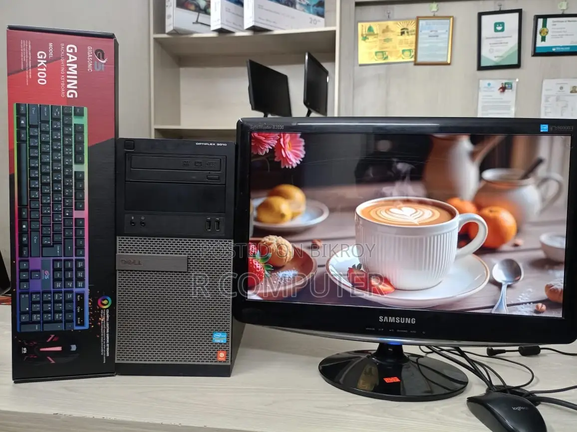 Computer Full Set-Core i5 (3rd Gen)_Ram 4GB+SSD 120GB+20"Monitor+Mouse