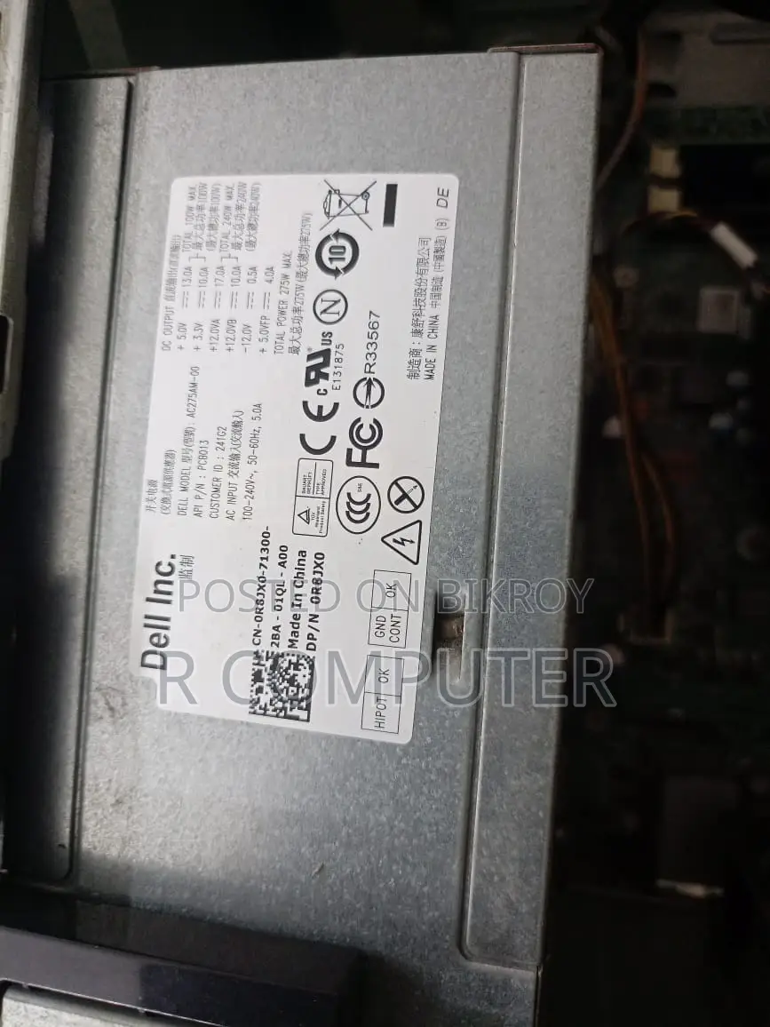 Computer Full Set-Core i5 (3rd Gen)_Ram 4GB+SSD 120GB+20"Monitor+Mouse
