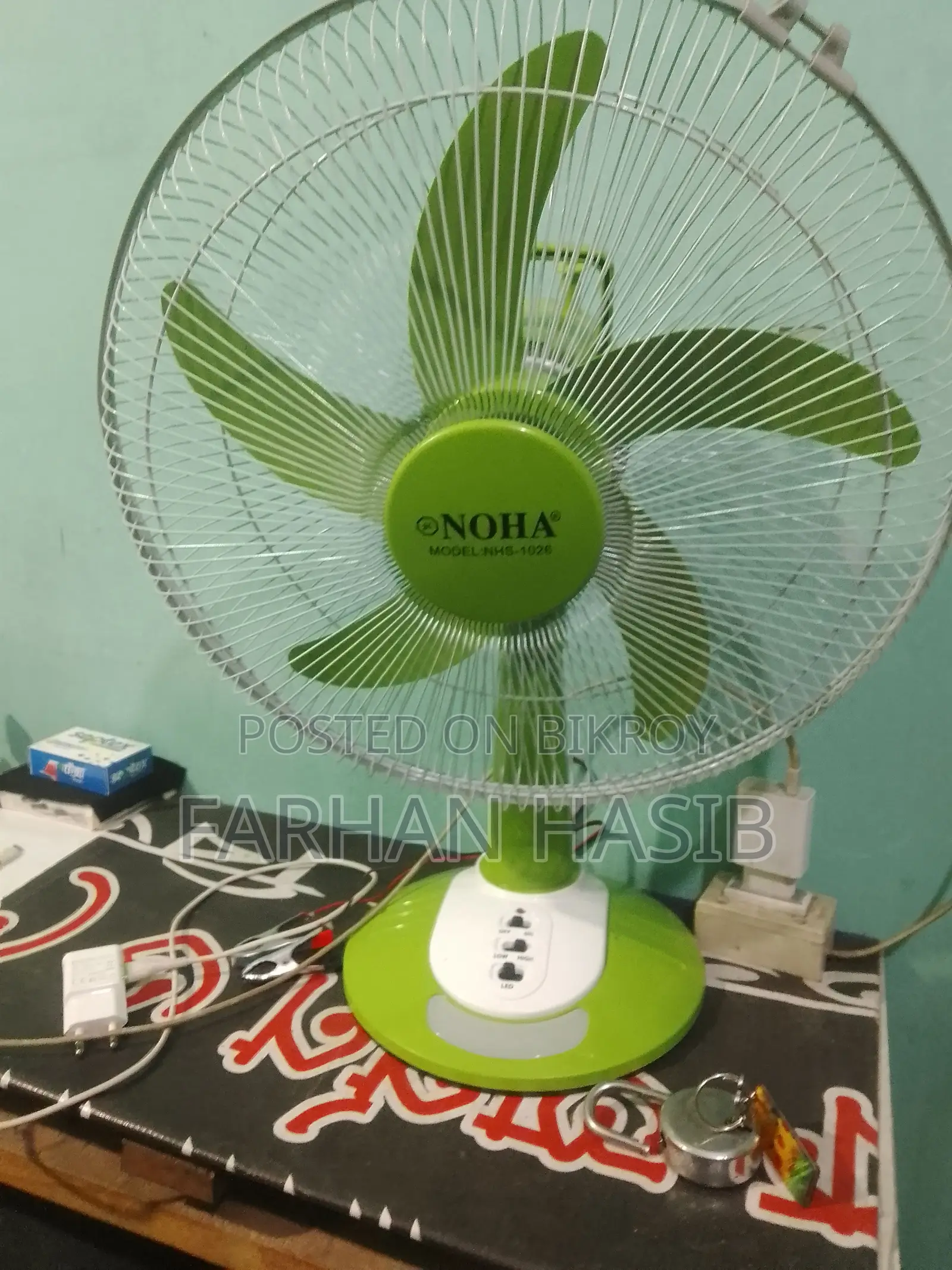 Stay Cool with Walton 12 Volt Battery and Adapter/Charger Fan